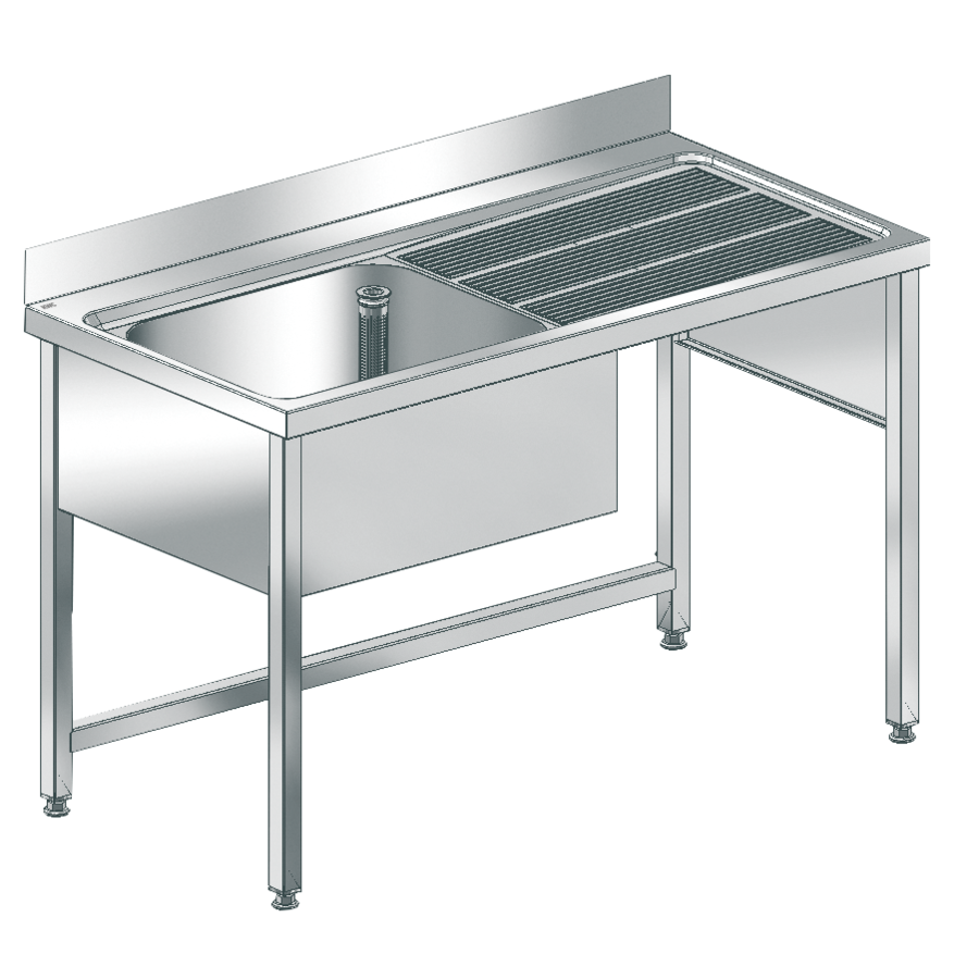 2000057560 - MAXL140-70FDW - MAXIMA - MAXIMA Commercial sink with underframe