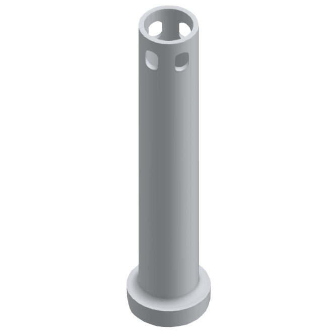2000103408 - ESIRX008 - SIRIUS - Tube de trop-plein en plastique gris
