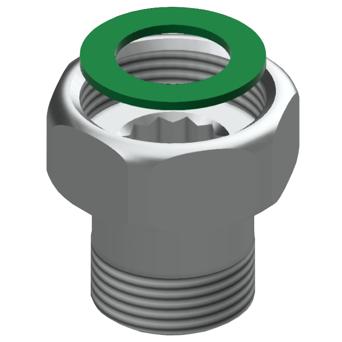 2000105938 - ACSV2001 - SPARE-PARTS-GENER. - DN 15 screw connection