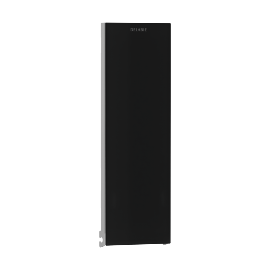 2030022948 - ZEXOS616B - EXOS - EXOS. front with black safety glass panel for soap dispenser for wall mounting