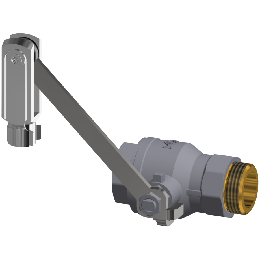 2030025020 - EFAID0001 - EMERGENCYSHOWERS - Kugelhahn, Hebel links