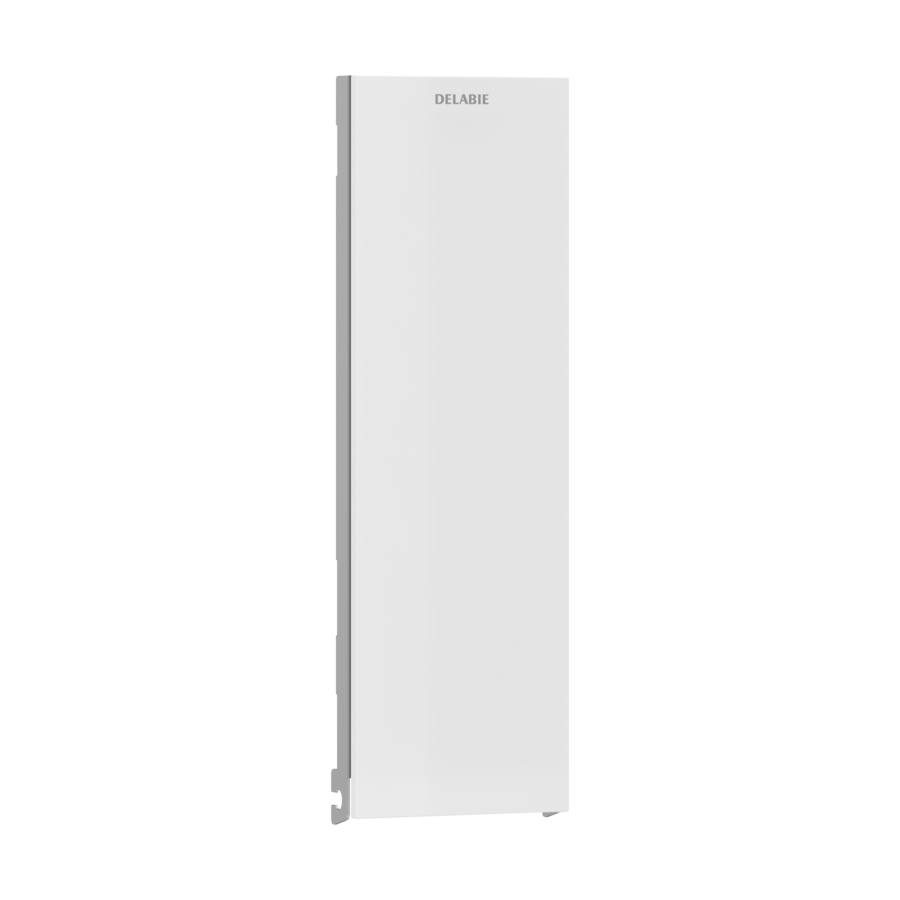 2030025238 - ZEXOS616W - EXOS - EXOS. front with white safety glass panel for soap dispenser for wall mounting