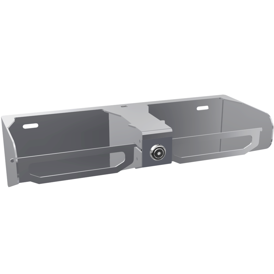 2030028851 - CHRX676N - ACCESSOIRES - Double toilet roll holder for wall mounting