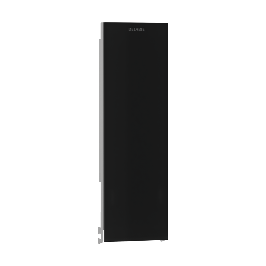 2030034654 - ZEXOS616EB - EXOS - EXOS. front with black safety glass panel for soap dispenser for recessed mounting