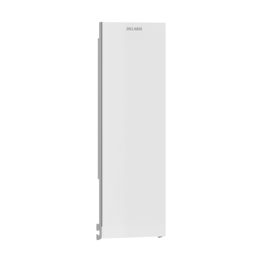 2030034710 - ZEXOS616EW - EXOS - EXOS. front with white safety glass panel for soap dispenser for recessed mounting