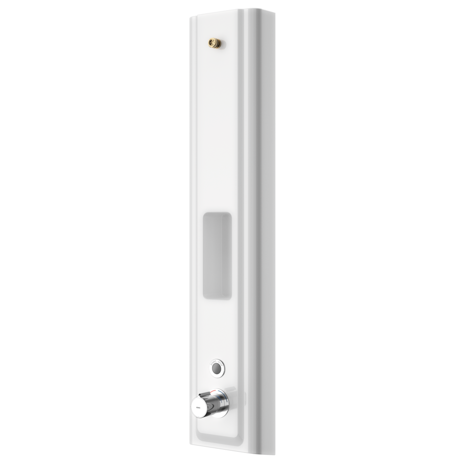 2030056574 - F5ET2026 - F5E - F5E-Therm shower panel made of MIRANIT with shower gel shelf