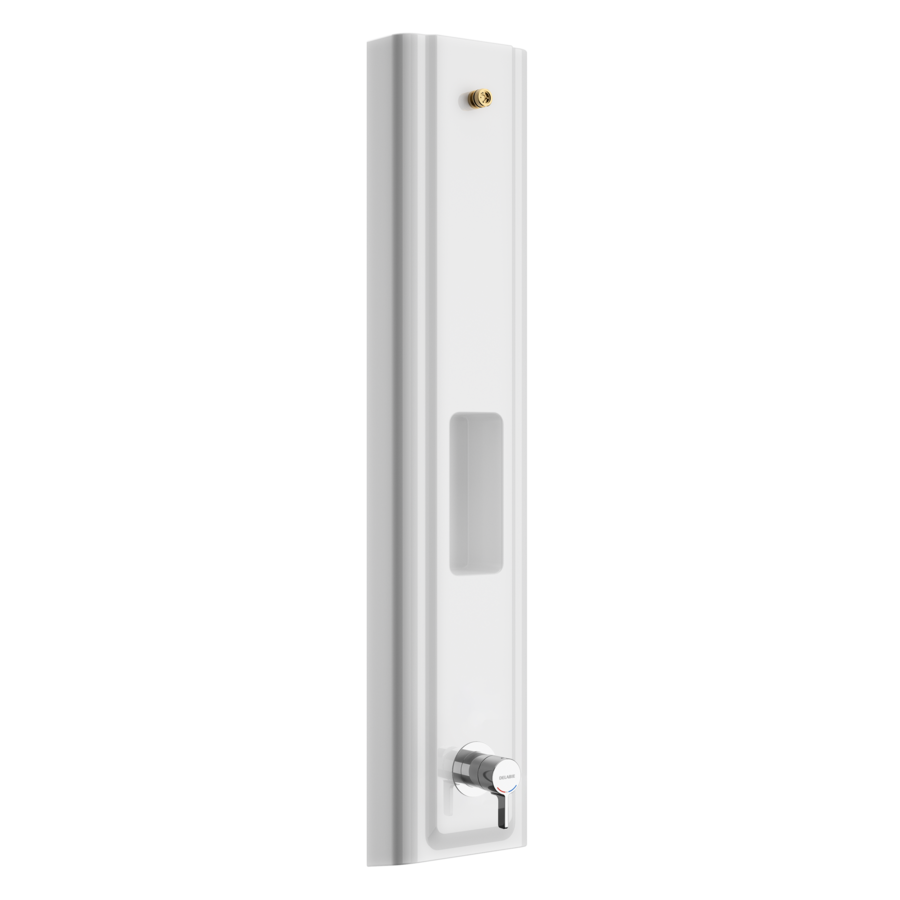 2030066546 - F5LT2026 - F5L - F5L-Therm shower panel made of MIRANIT with shower gel shelf