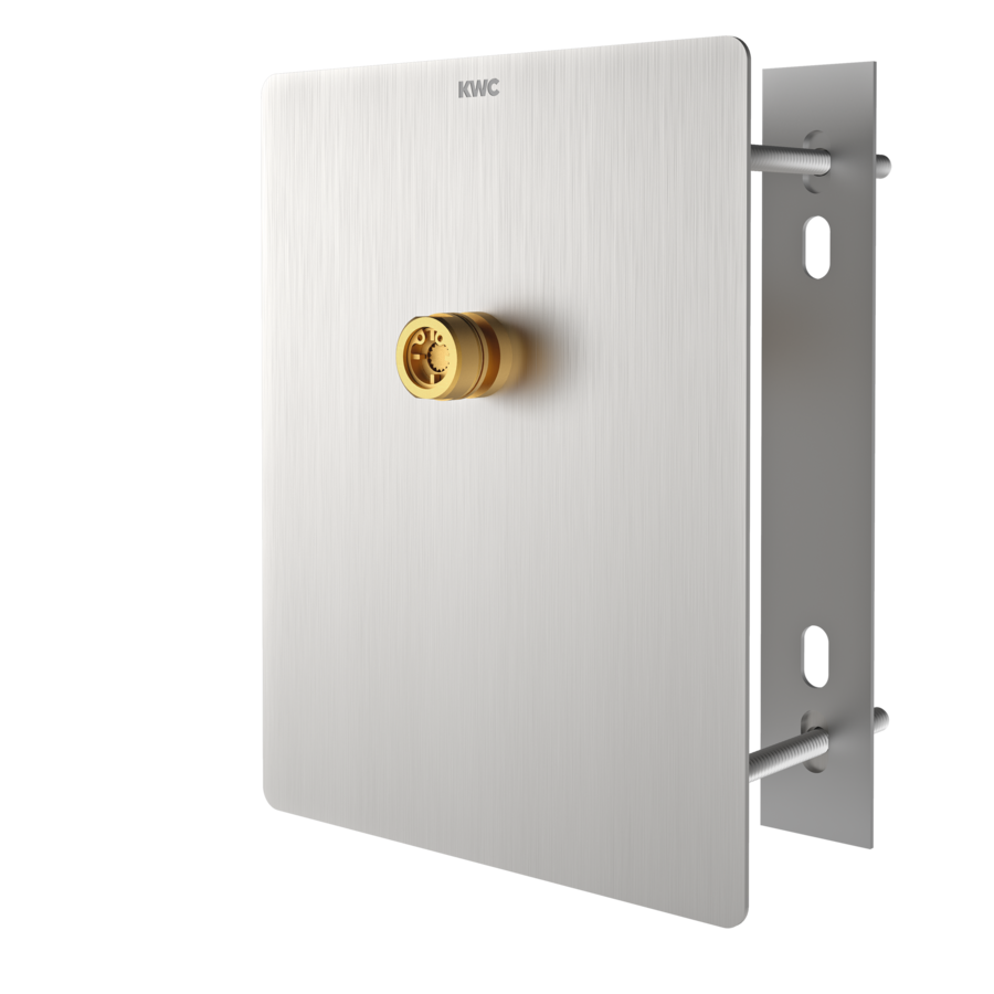 2030068175 - ACXX2023 - SHOWER-ACCESSORY - Mounting plate with connecting nozzle for shower head for rear panel mounting