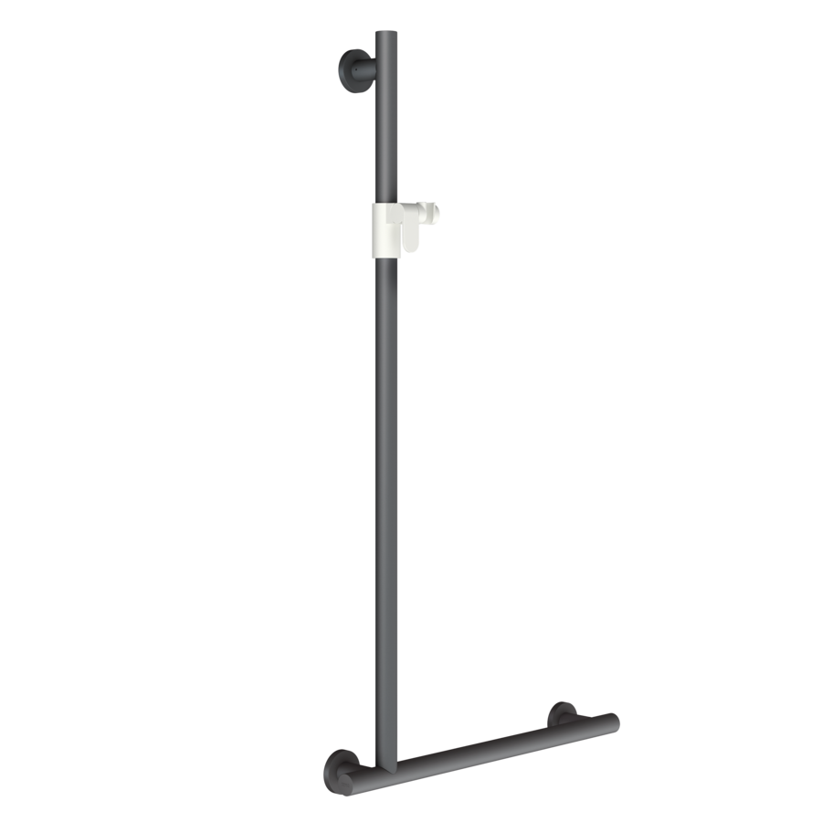 3600003772 - MEDC0005 - MEDCARE - MEDCARE 90° angled grab rail with hand shower holder