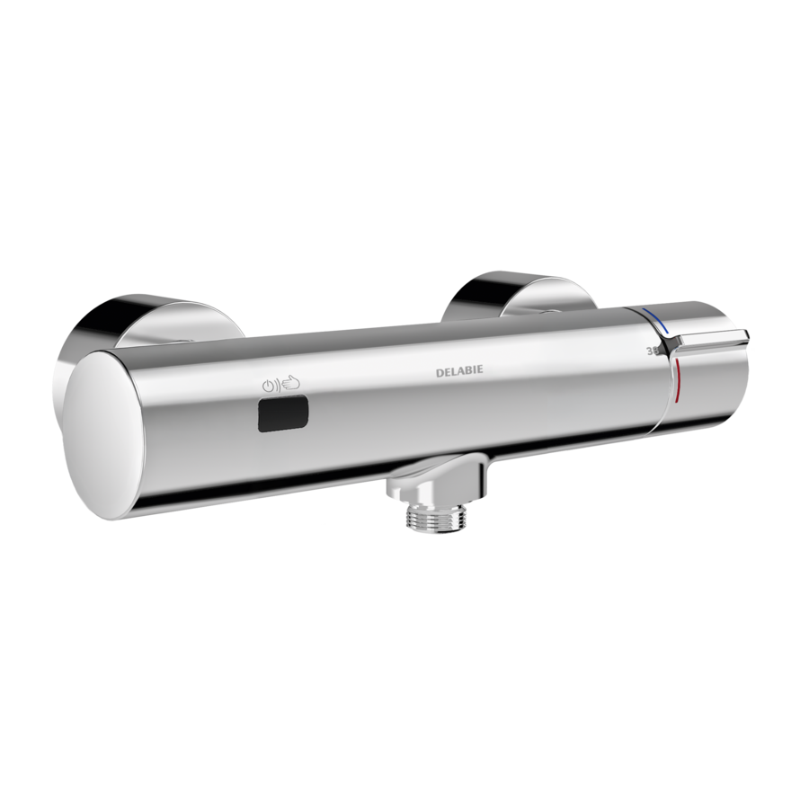 3600004013 - F5ET2103 - F5E - F5E-Therm electronic thermostatic wall-mounted mixer with battery operation