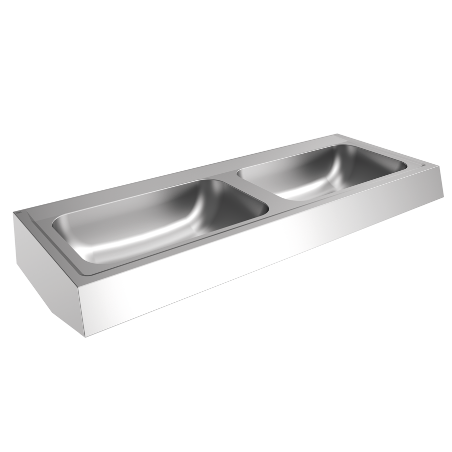 3600005552 - CM1400N - ANIMA - ANIMA Reihenwaschtisch, 2 Becken