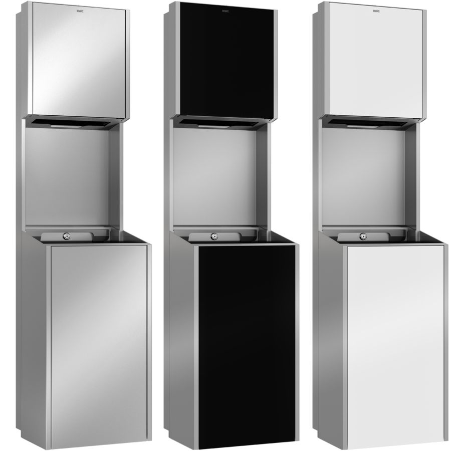 3600008904 - EXO602EX - EXOS - EXOS. paper towel dispenser and waste bin combination for recessed mounting