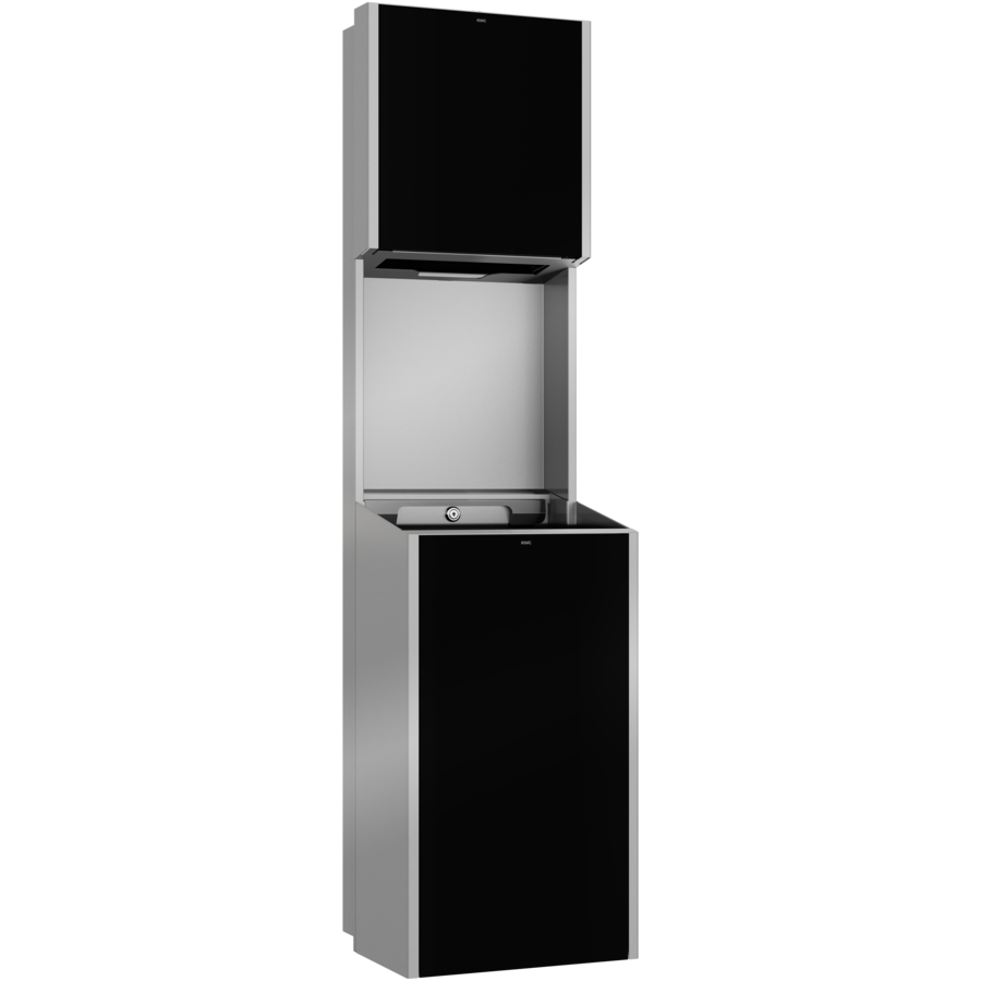 3600008905 - EXO602EB - EXOS - EXOS. paper towel dispenser and waste bin combination