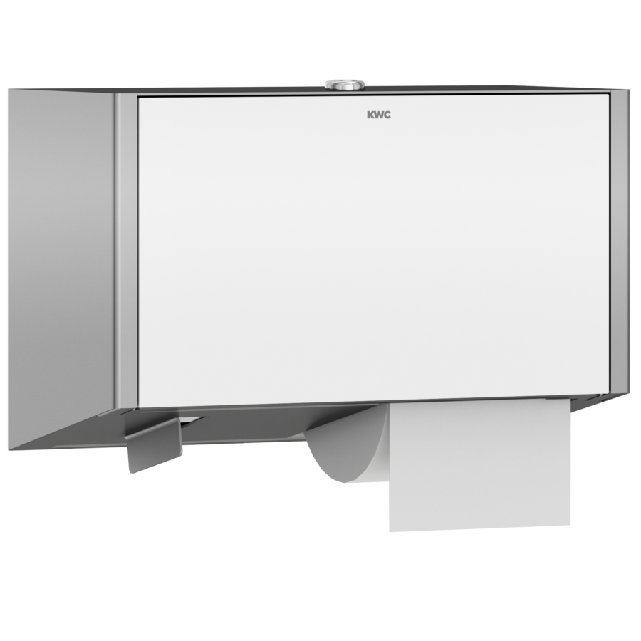 3600008951 - EXO676W - EXOS - EXOS. double toilet roll holder for wall mounting