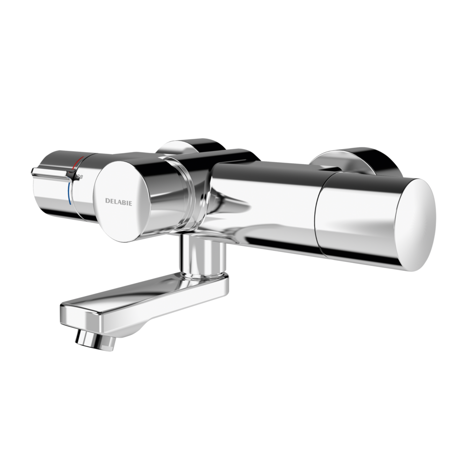 3600008420 - F5ST1105 - F5S - F5S-Therm Grifo mural de termostato con cierre automático y unidad higiénica premontada