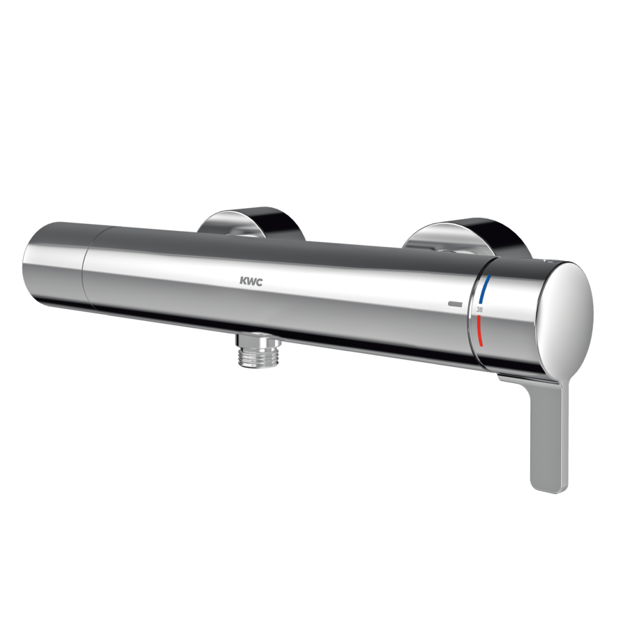 3600003858 - F5LT2112 - F5L - F5L-Therm Grifo mural monomando de termostato con conexión para ducha manual y unidad higiénica premontada