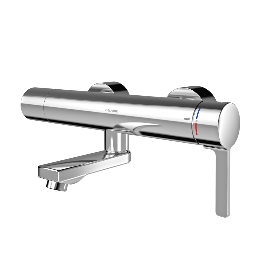 3600003807 - F5LT1113 - F5L - F5L-Therm Grifo mural monomando de termostato con unidad higiénica premontada